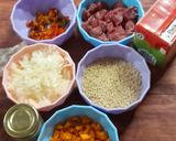Foto del paso 1 de la receta: Guiso de Carne con arroz integral!