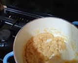 A picture of step 2 of Coconut ladoo.