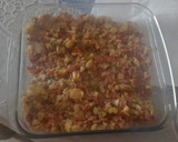 Foto del paso 3 de la receta: Un delicioso pastel de calabacín revuelto con patatas y pescada