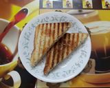 A picture of step 6 of Grilled cheesy sandwich.