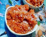 A picture of step 5 of Carrot pudding.