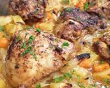 Une image de l'étape 10 de Poulet mariné aux épices.
