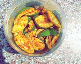A picture of step 14 of Aam/kheri Pickle.