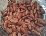 A picture of step 1 of RAJMA(red kidney beans curry).