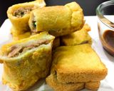 รูปขั้นตอนการทำที่ 2 ของ ขนมปังยัดไส้ทอด🥪🥪 "หม้อทอดไร้น้ำมัน"