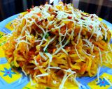 A picture of step 8 of Pav Bhaji Maggi.