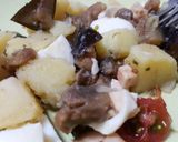 Foto del paso 3 de la receta Patata con berenjena, pavo y huevo duro