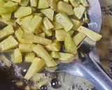 A picture of step 1 of Methi and Palak ke Pakode.