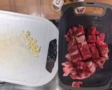 Foto del paso 1 de la receta: Pasta cremosa de queso azul y carne