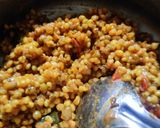 A picture of step 3 of Jowar moong khichdi.