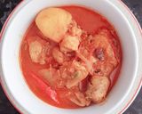 A picture of step 3 of Chicken curry.
