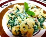 Pas rețetă Tortellini în sos de smântână și spanac 3 fotografie