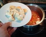 A picture of step 7 of Garlic Soup with Chorizo.