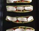 A picture of step 4 of Zucchini boats (cuketové lodičky).