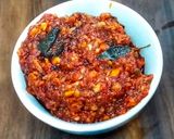 A picture of step 3 of Garlic Chutney.