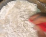 A picture of step 3 of Samosa/spring rolls wrap.