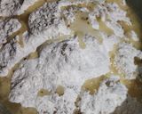 A picture of step 2 of Urad dal kachuri.