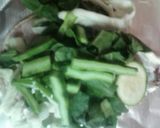 Foto del paso 3 de la receta: Chuleta ahumada al vapor c/ mayonesa y vegetales
