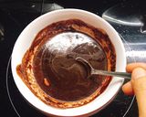 Hình bước làm 3 của món Chocolate Fondant