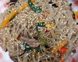 Japchae marhahússal recept fázis 8 fotója