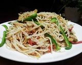 A picture of step 5 of Spaghettis.