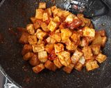 Foto langkah ke 4 dari resep Sambal Goreng/Balado Tahu Tempe Kentang.