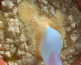 A picture of step 4 of Easter egg cookie on the pan.
