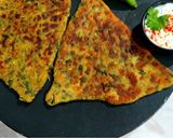A picture of step 5 of Methi Aloo Paratha.