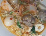 Foto langkah ke 4 dari resep Seblak Mie Komplit.