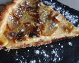 Une image de l'étape 4 de Tarte aux pommes et petites de chocolat.