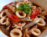 Foto langkah ke 4 dari resep Cumi Saus Pedas.