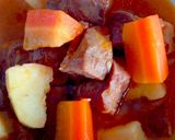 Hình bước làm 4 của món Ragu lưỡi bò