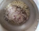 A picture of step 2 of Mutton Pulao.