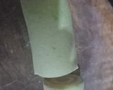 A picture of step 5 of Tri colour puri.