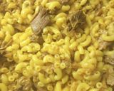 A picture of step 3 of Shredded Beef with Pasta.