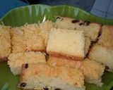 Foto langkah ke 9 dari resep Bolu kismis bertabur keju.