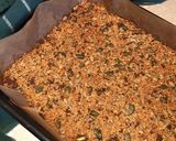 A picture of step 5 of Low Carb Coconut Granola Bars.