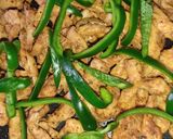 A picture of step 4 of Chicken Fajita Filling.