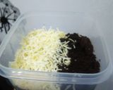 Foto langkah ke 7 dari resep Brownies Buah Naga X Oreo Cheese Cake Lumer.