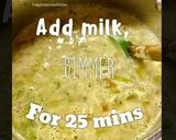 A picture of step 2 of Creamy Leek and Potato Soup.