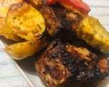 Foto del paso 5 de la receta: PECHITO DE CERDO (CON MANTA) 🤗😋😋🤗 (al horno)
