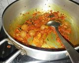 A picture of step 2 of Paneer khaber.