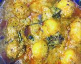 A picture of step 12 of Dum Aloo.