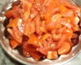 A picture of step 4 of Chanay ki dal karahi.