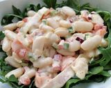 Foto del paso 7 de la receta: Ensalada de alubias blancas con merluza