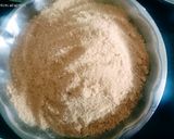 A picture of step 3 of Wheat flour old traditional soft churma ladoo.