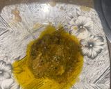 A picture of step 4 of White Chana pulao.