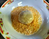 Foto langkah ke 4 dari resep Roti Goreng Isi Cokelat (tanpa telur).