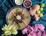 A picture of step 7 of Mutton haleem.