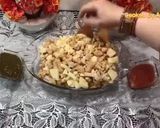 A picture of step 3 of Dahi Phulki with Papri Chana Chaat Recipe.